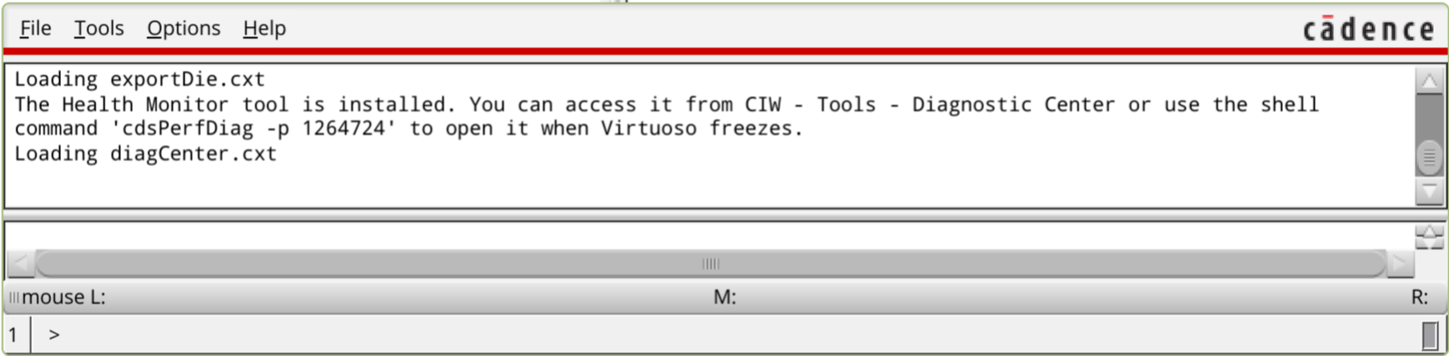 Command Interpreter Window.